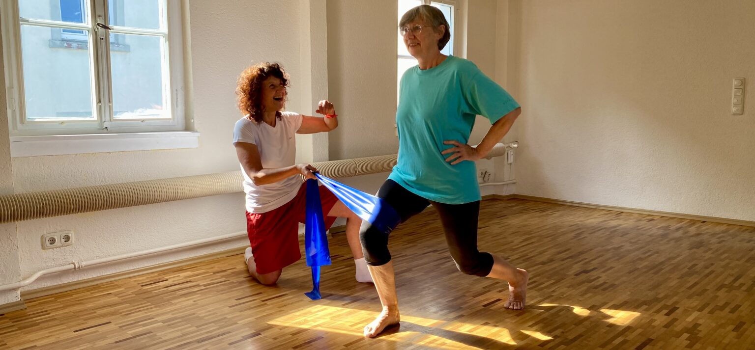Gesundheitsorientiertes Beinachsentraining mit Personal Trainerin Marion Kinzig
